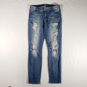 7 For All Mankind The Cropped Skinny Jean